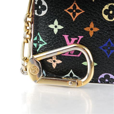 louis vuitton multicolor keychain coin purse|louis vuitton key pouch monogram.